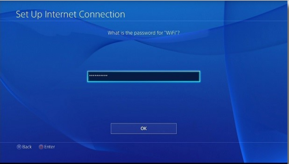 Ps4 custom sales internet settings